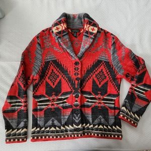 Ralph Lauren Southwest Cardigan size medium